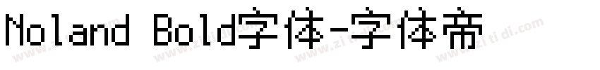 Noland Bold字体字体转换